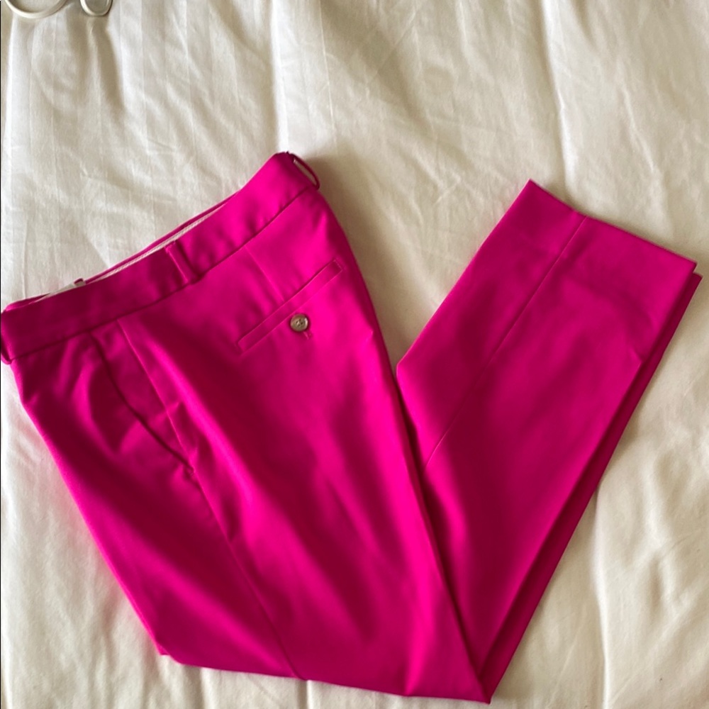 Banana Republic Vibrant Pink Trousers